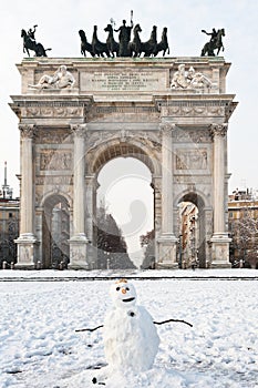 Arco della Pace in Milan