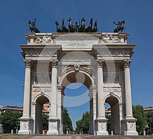 Arco della Pace, Milan