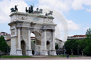 Arco della pace in milan