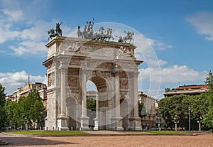 Arco della Pace, Milan, Italy