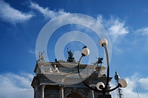 Arco della Pace in Milan, Italy