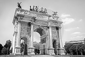 Arco della Pace - Milan, Italy.