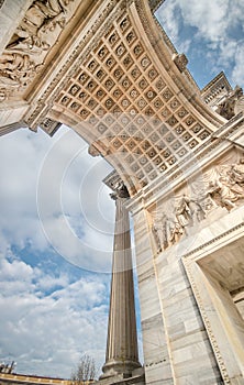 Arco della Pace Porta Sempione in Milan