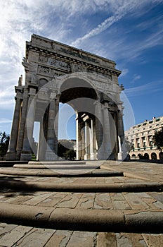 Arco della Vittoria in Genoa photo