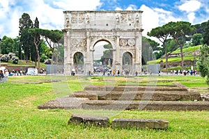 Arco di Constantino in Rome, It
