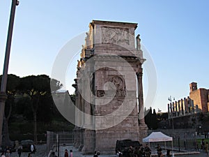 The Arco di Constantino. Rome, Italy. photo