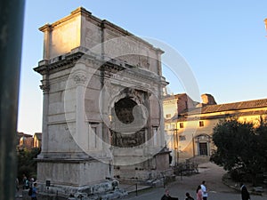 The Arco di Constantino.Rome, Italy. photo