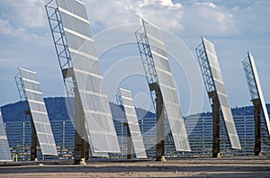 ARCO photovoltaic solar panels in Hesperia, CA photo