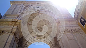 Arco Triunfal da Rua Augusta, Plaza del Comercio, Lisboa photo