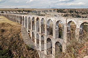 Arcos del Sitio aqueduct for water supply in Tepotzotlan photo