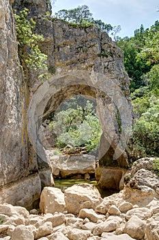 The Arcs ravine towards Saint-Martin-de-Londres in the Herault department - Occitanie region photo