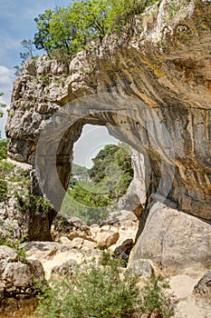 The Arcs ravine towards Saint-Martin-de-Londres in the Herault department - Occitanie region photo