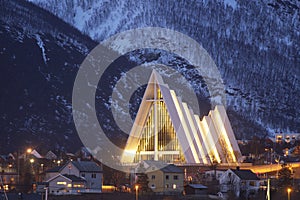 The arctic cathedral in Tromso.