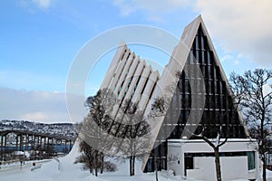 Arctic Cathedral at Tromso, Norway photo