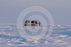Arctic expedition in tiksi
