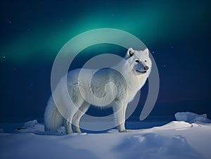 Arctic Fox\'s Winter Wonderland: Survival in the Snow