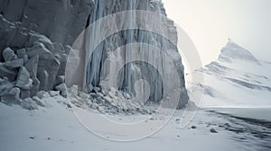 Arctic Ice Cliff: A Stunning Conceptual Installation In 8k Resolution