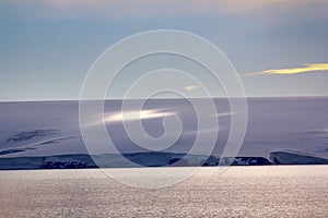 Arctic Islands Glaciers, snowfields and rock outcrops