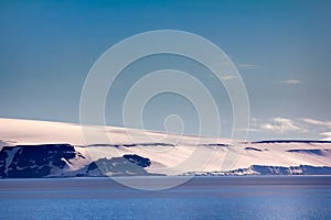 Arctic Islands Glaciers, snowfields and rock outcrops