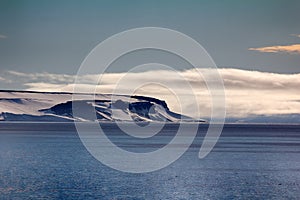 Arctic Islands Glaciers, snowfields and rock outcrops