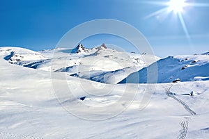 Arctic landscape in East Greenland