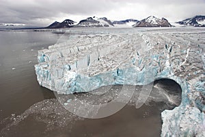 Arctic landscape - glaciers - global warming