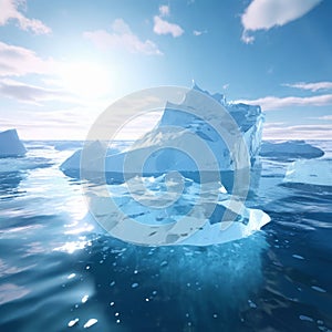 arctic melting points as polar caps melt at an unprecedented pc photo