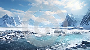 Arctic Oasis: Unreal Engine\'s Hyperrealistic Malibu Beach In Icy Wonderland