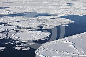 Arctic Ocean - aerial view