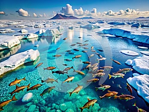 Arctic Ocean Fish Habitat Aerial Survey Reveals Critical Ecosystem Dynamics and Fish Populations for Conservation photo