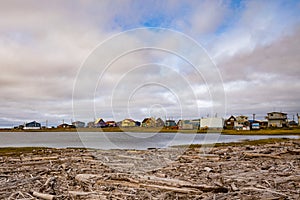 Arctic Ocean Inuvialuit town Tuktoyaktuk NWT CA