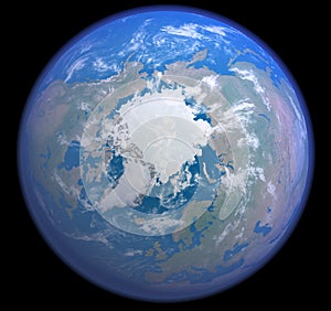 Arctic from space