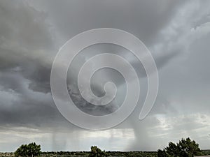 Arcus Cloud with Precipitation shafts photo