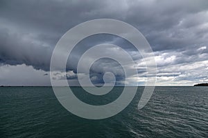 Arcus Clouds over Lake Erie