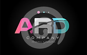 ARD a r d three letter logo icon design