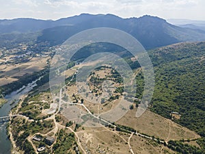 Arda River near town of Madzharovo, Bulgaria