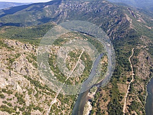 Arda River near town of Madzharovo, Bulgaria