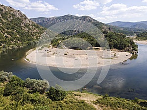 Arda River near town of Madzharovo, Bulgaria