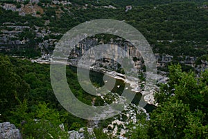 Ardeche canyon photo