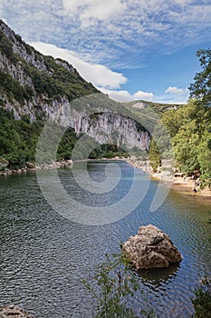 Ardeche Gorge in France