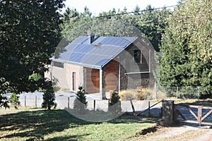 The Ardenne at the location La Roche in Belgium