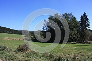 The Ardenne at the location La Roche in Belgium