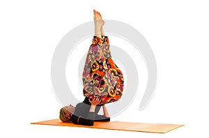 Ardha sarvangasana, a position in Yoga, is also called half shoulder stand