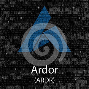 Ardor cryptocurrency background photo