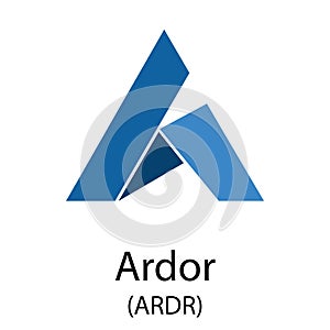 Ardor cryptocurrency symbol photo