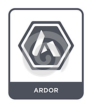 ardor icon in trendy design style. ardor icon isolated on white background. ardor vector icon simple and modern flat symbol for photo