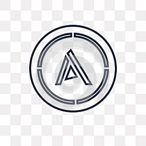 Ardor vector icon isolated on transparent background, linear Ardor transparency concept can be used web and mobile photo