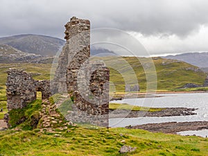 Ardvreck Castle, Loch Assynt in Sutherland, Scotland