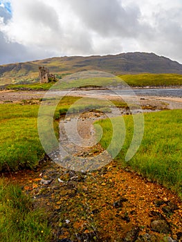 Ardvreck Castle, Loch Assynt in Sutherland, Scotland