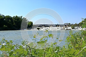 Area around the Danube dam Cunovo near Bratislava, Slovakia, Europe